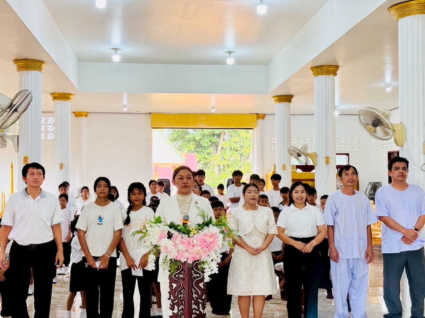 การอบรมโครงการเข้าค่ายธรรมศึกษา ประจำปีการศึกษา 2568 ระหว่างวันที่14-15 สิงหาคม 2568