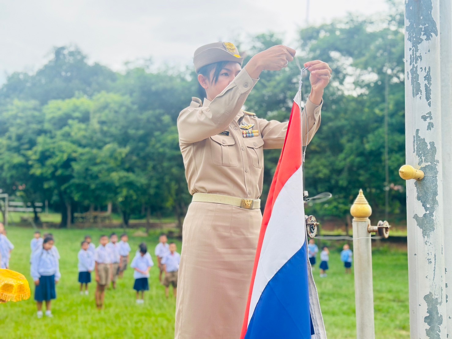 กิจกรรมเคารพธงชาติเนื่องในวันพระราชทานธงชาติไทย28กันยายน